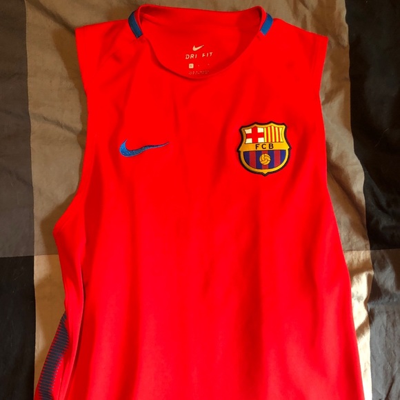 barcelona sleeveless training jersey